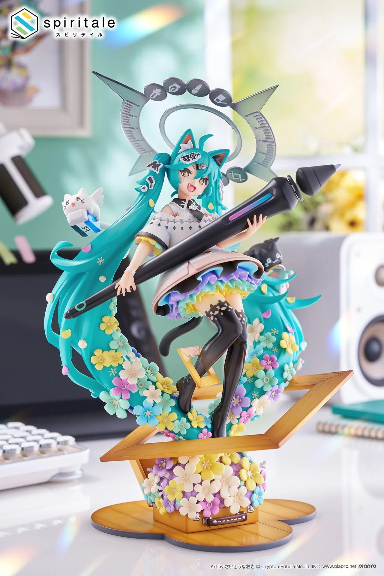 (Pre-Order) Hatsune Miku x Naoki Saito My Figure Making! - The Painter ver.- 1/7 Scale Figure (Single Shipment)