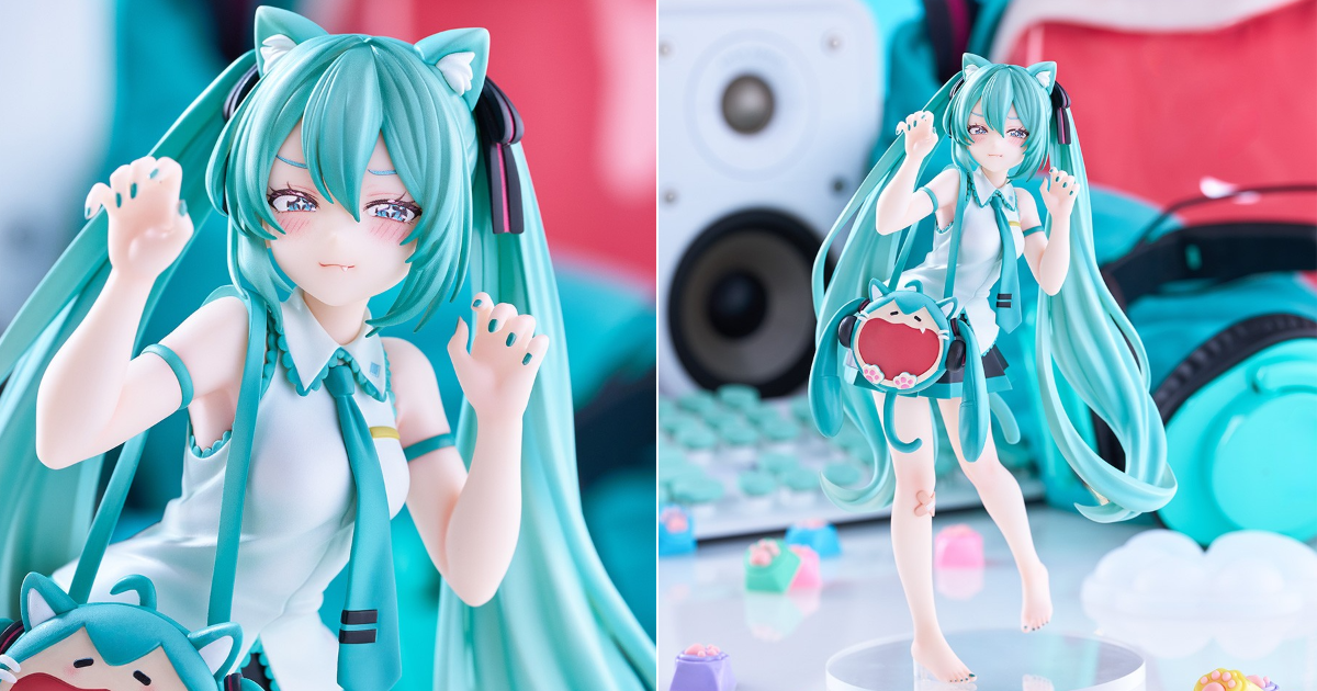 (Pre-Order) Hatsune Miku - Tenitol - Uwaa Series - Very Happy Ita Bag, Cat - Nonscale Figure