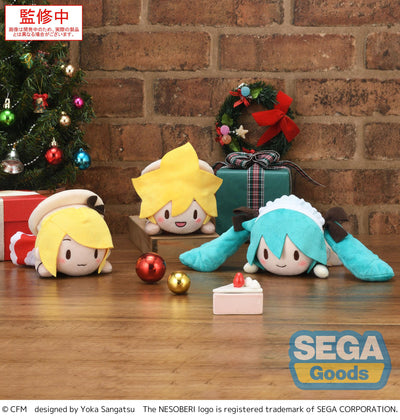 (Pre-Order) fuwa petit NESOBERI (Lay-Down) - Hatsune Miku - Plush "Hatsune Miku - Kagamine Rin - Kagamine Len" Christmas 2025 (EX)