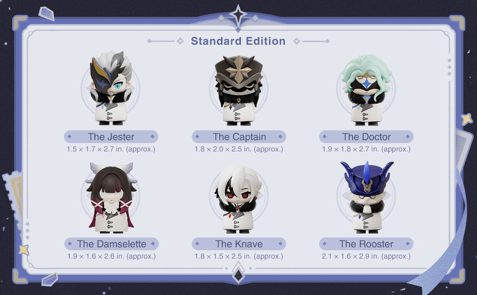 Genshin Impact - Fatui Harbinger Series Chibi Blind Box Figure