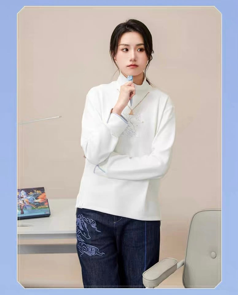 (Pre-Order) Genshin Impact - Ganyu Impression Mockneck Knitwear