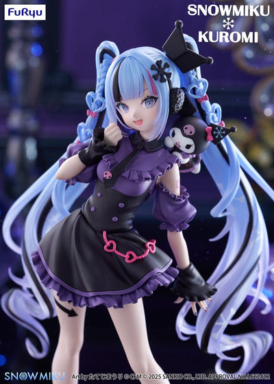 (Pre-Order) Hatsune Miku - Trio-Try-iT Prize Figure - Snow x Kuromi