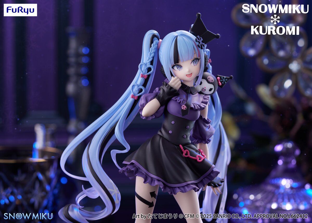 (Pre-Order) Hatsune Miku - Trio-Try-iT Prize Figure - Snow x Kuromi