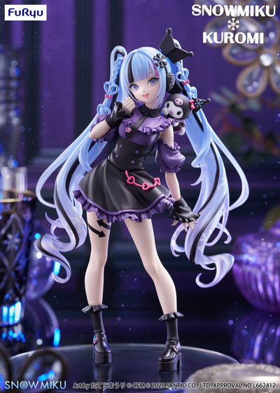 (Pre-Order) Hatsune Miku - Trio-Try-iT Prize Figure - Snow x Kuromi