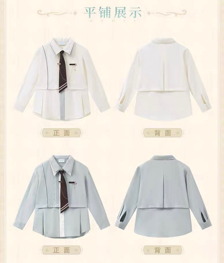 (Pre-Order) Genshin Impact - Venti Theme Long Sleeve Shirt (Detachable)