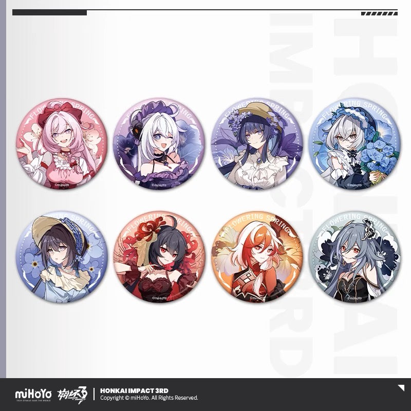 (Pre-Order) Honkai Impact 3rd - Flower Festival - Badges