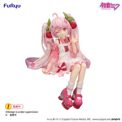 (Pre-Order) Hatsune Miku - Noodle Stopper Prize Figure - Sakura Miku 2025 Wink ver.