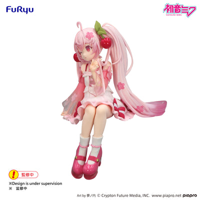 (Pre-Order) Hatsune Miku - Noodle Stopper Prize Figure - Sakura Miku 2025 Wink ver.