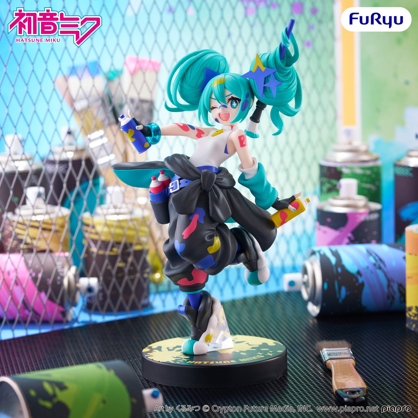 (Pre-Order) Hatsune Miku - Paint Girl Another Color Ver. - Muchute Prize Figure