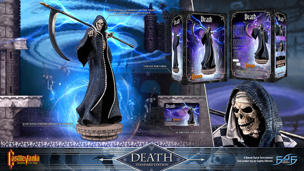 (Ship Date 09/2025) Castlevania Symphony of the Night: Death Resin Statue/Figure