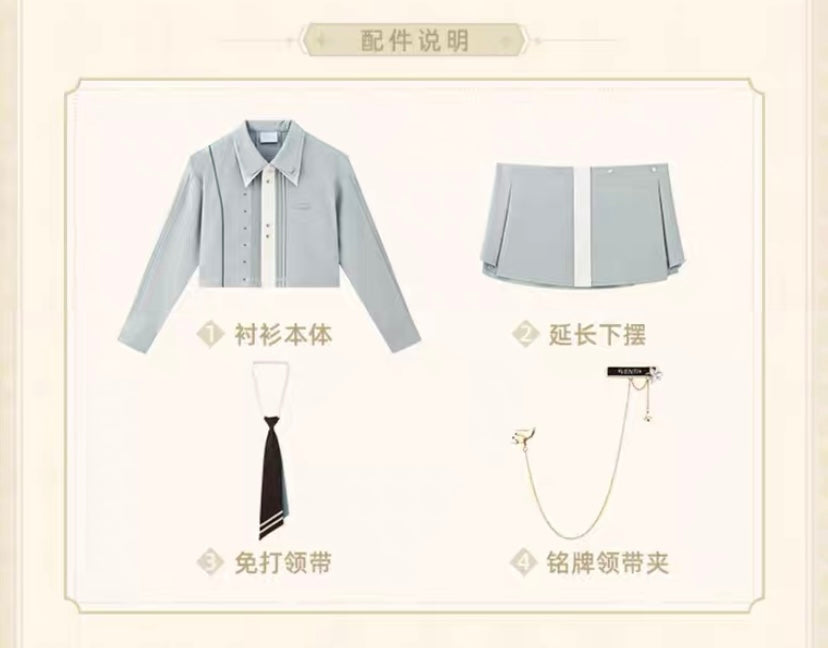 (Pre-Order) Genshin Impact - Venti Theme Long Sleeve Shirt (Detachable)
