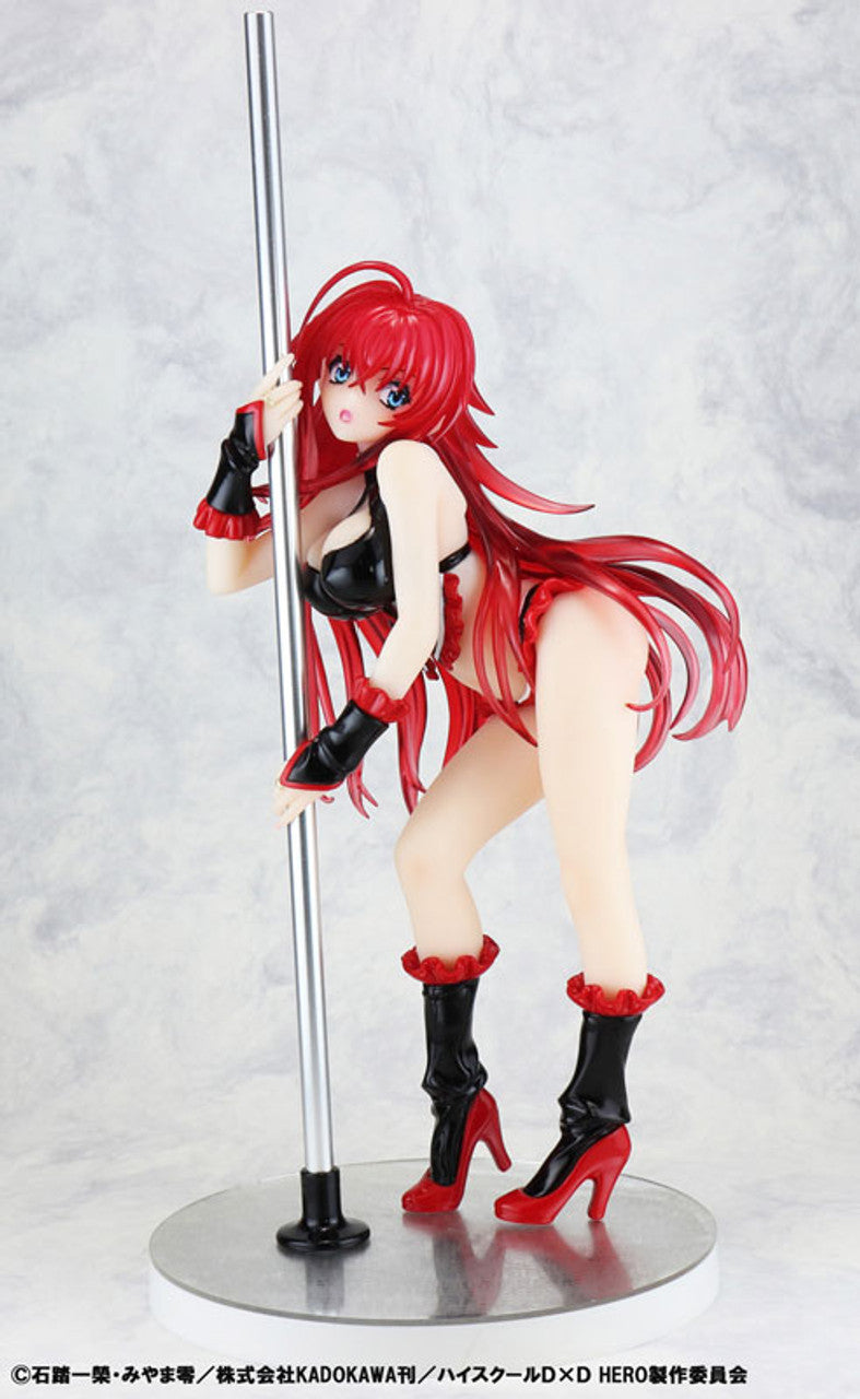 (Ship Date 09/2025) High School DxD - Rias Gremory - 1/7 Scale Figure - Pole Dance ver., Black Color (Kaitendoh)