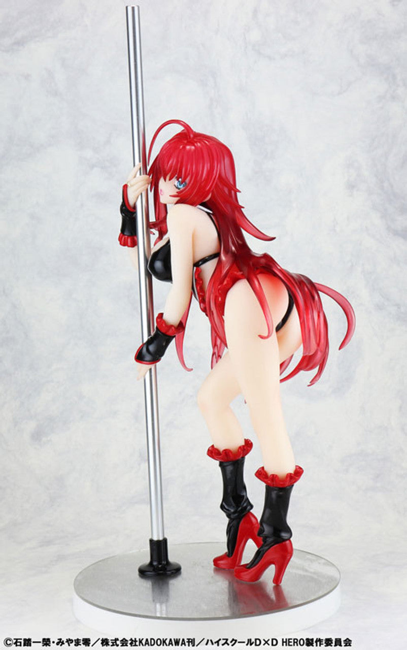 (Ship Date 09/2025) High School DxD - Rias Gremory - 1/7 Scale Figure - Pole Dance ver., Black Color (Kaitendoh)