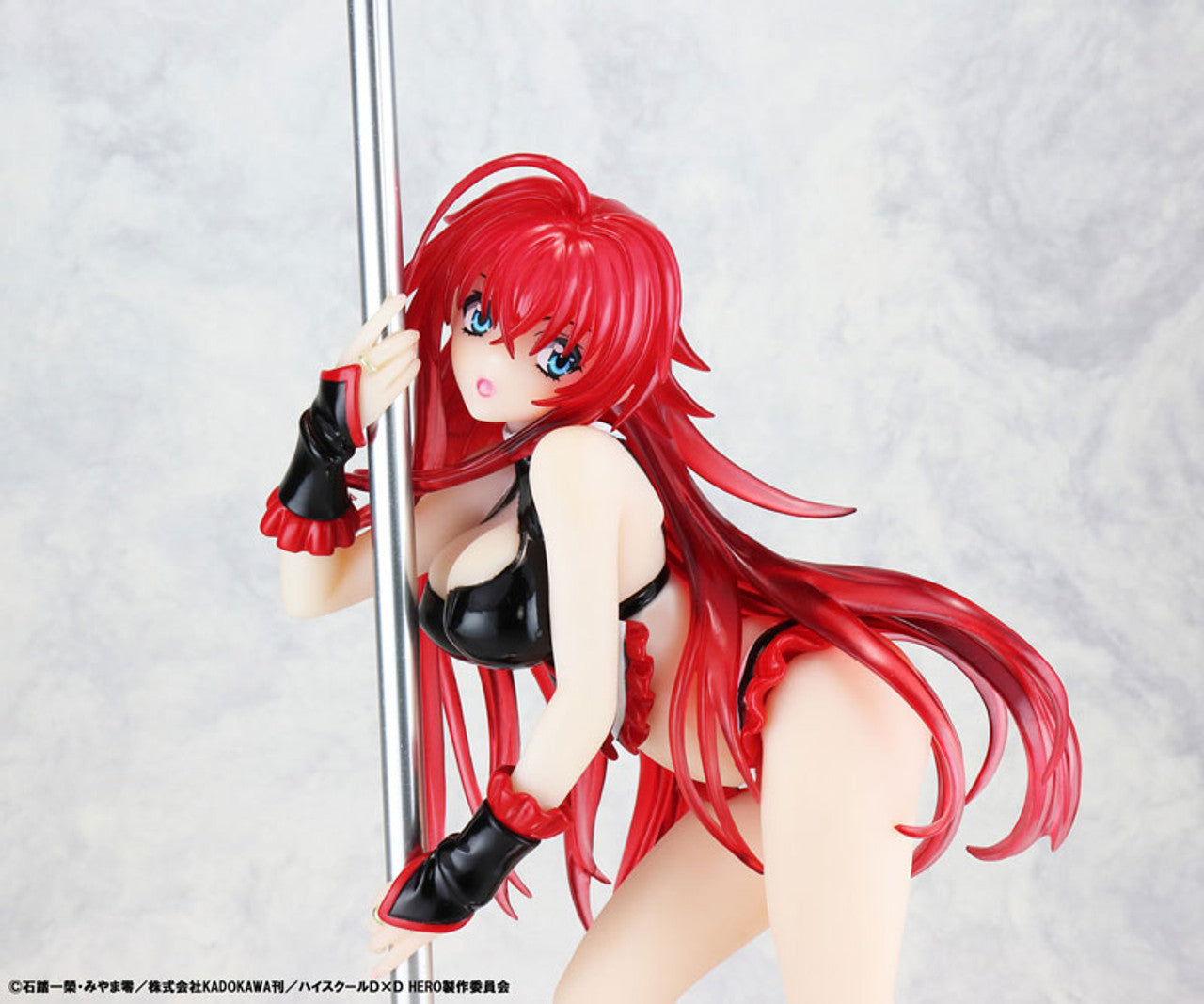 (Ship Date 09/2025) High School DxD - Rias Gremory - 1/7 Scale Figure - Pole Dance ver., Black Color (Kaitendoh)