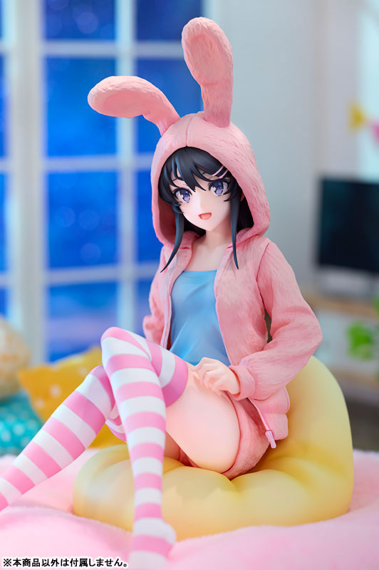 Rascal Does Not Dream of a Knapsack Kid Mai Sakurajima Hoodie Look Rabbit Ears ver. - 1/7 Scale Figure