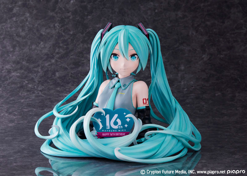 Hatsune Miku - Bust - 16th Anniversary Ver. - Nonscale Figure