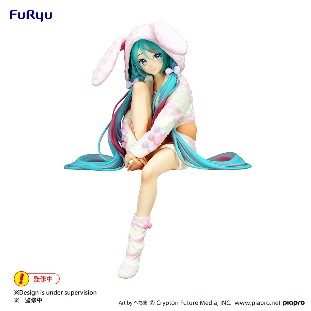 (Pre-Order) Hatsune Miku - Noodle Stopper Figure -Rabbit Ear Hood Pajama-