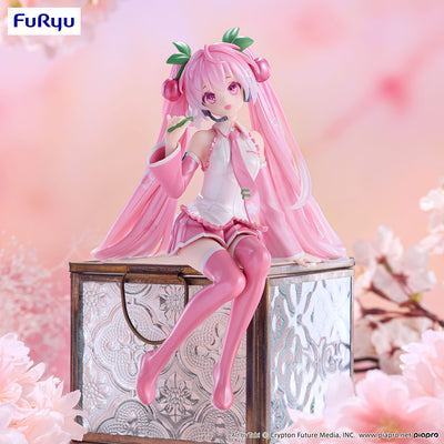 (Pre-Order) Hatsune Miku - Noodle Stopper Prize Figure -Sakura Miku 2024 Pearl Color ver.-