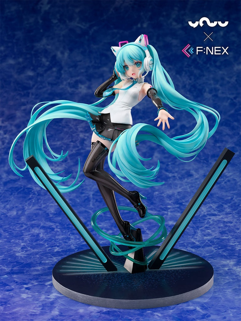 Hatsune Miku - F:Nex - 1/7 Scale Figure - Nekomimi Headphone Ver.