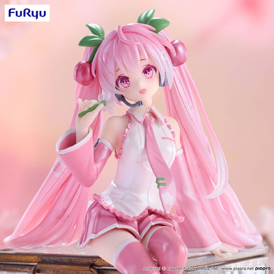 (Pre-Order) Hatsune Miku - Noodle Stopper Prize Figure -Sakura Miku 2024 Pearl Color ver.-