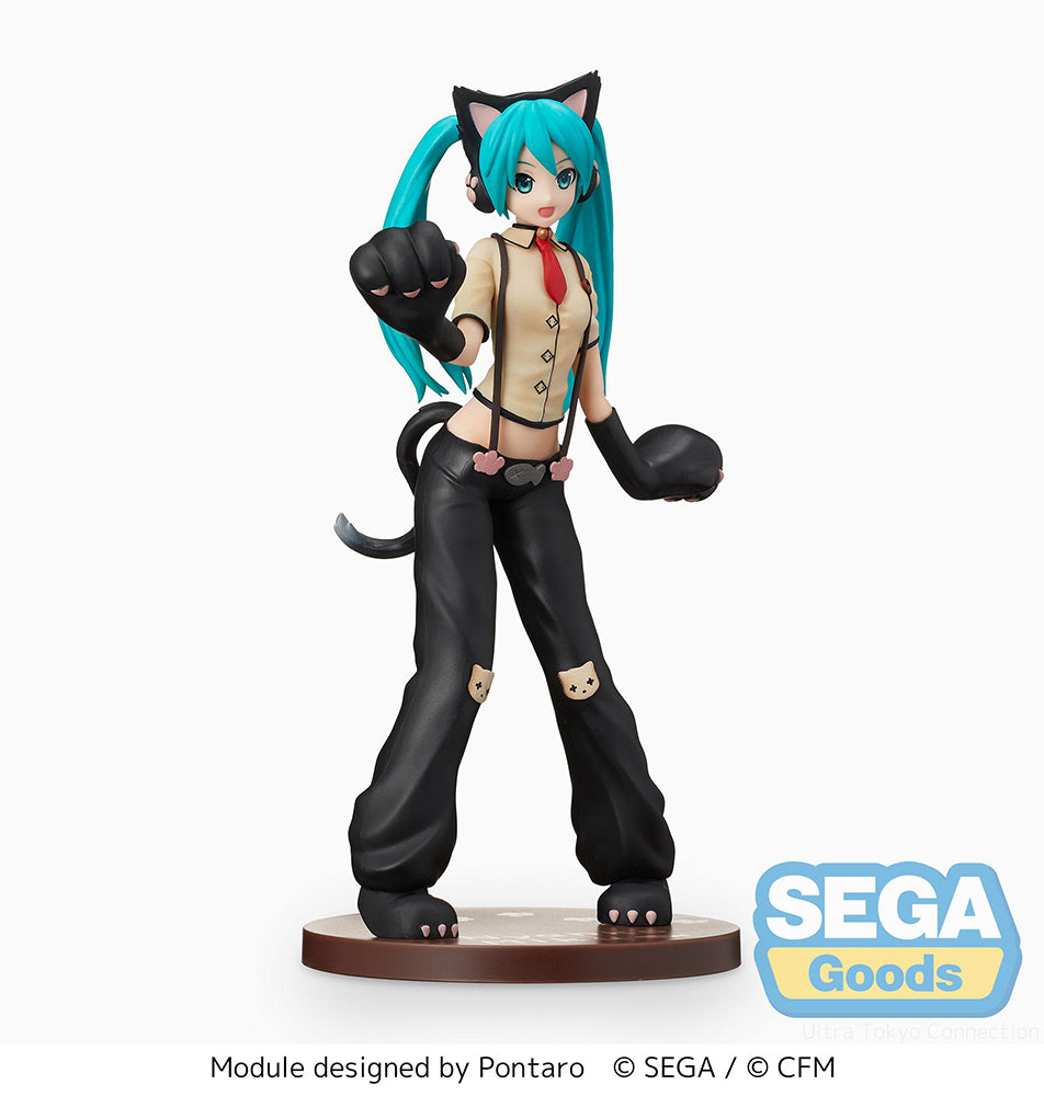 (Pre-Order) Hatsune Miku: Project DIVA Arcade Future Tone SPM Figure "Hatsune Miku - Kitty Cat" - Prize Figure