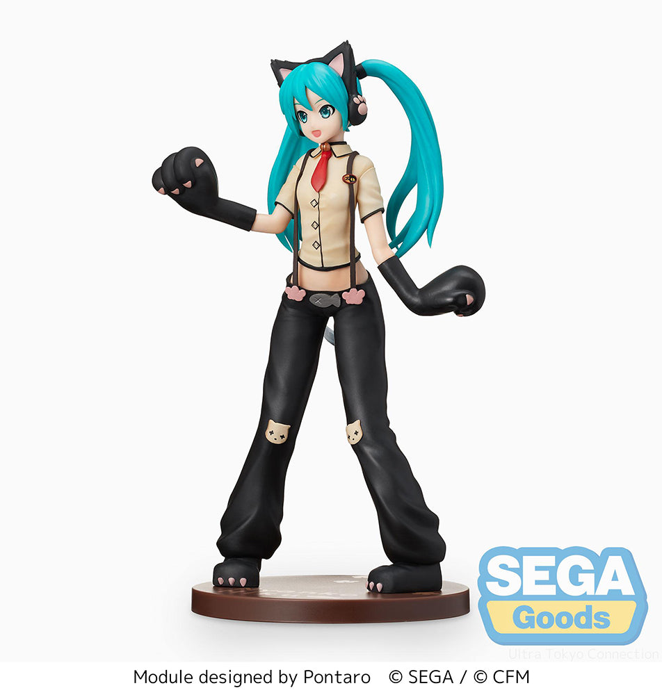 (Pre-Order) Hatsune Miku: Project DIVA Arcade Future Tone SPM Figure "Hatsune Miku - Kitty Cat" - Prize Figure