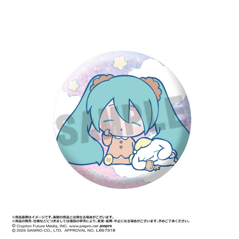 (Pre-Order) Hatsune Miku x Cinnamoroll - Trading Glitter Can Badge