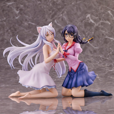 Nekomonogatari - Tsubasa Hanekawa 2pk Set Scale Figure