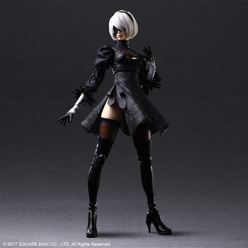 NieR:Automata - PLAY ARTS KAI Action Figure 2B (YorRHa No. 2 Type B) Deluxe Ver.