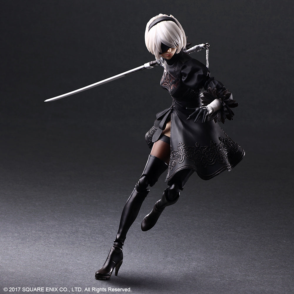NieR:Automata - PLAY ARTS KAI Action Figure 2B (YorRHa No. 2 Type B) Deluxe Ver.