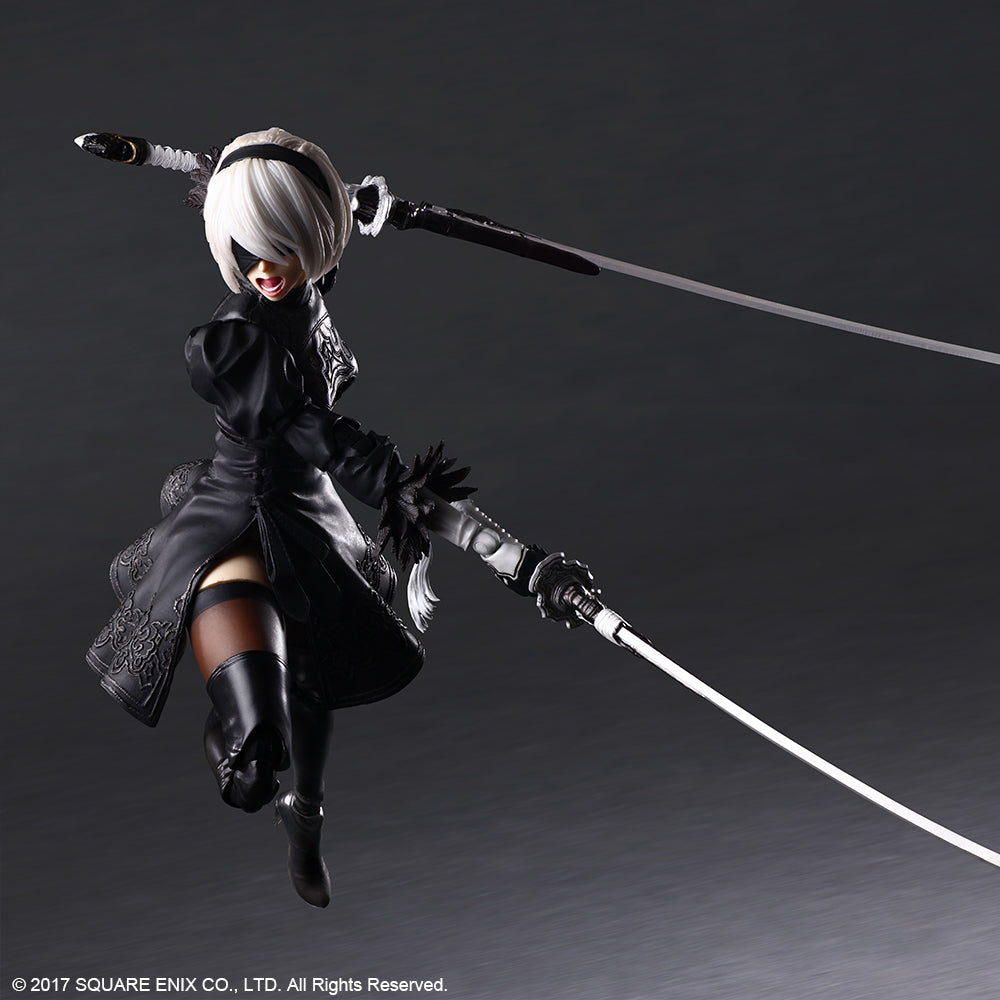 NieR:Automata - PLAY ARTS KAI Action Figure 2B (YorRHa No. 2 Type B) Deluxe Ver.
