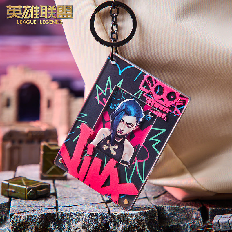 (Pre-Order) League of Legends - Arcane - Jinx Acrylic Keychain