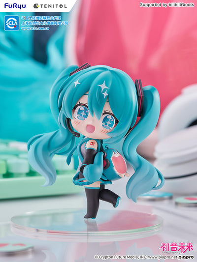 (Pre-Order) Hatsune Miku - Tenitol - Uwaa Series - Very Happy Ita Bag ver., Mini - Chibi Figure