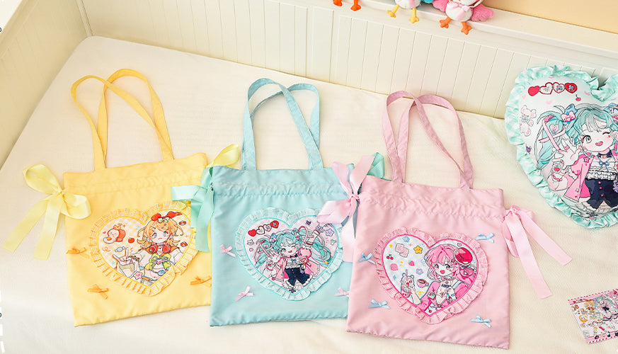 (Pre-Order) Hatsune Miku - Super Sweet Girl Sweetie Series - Tote Bag