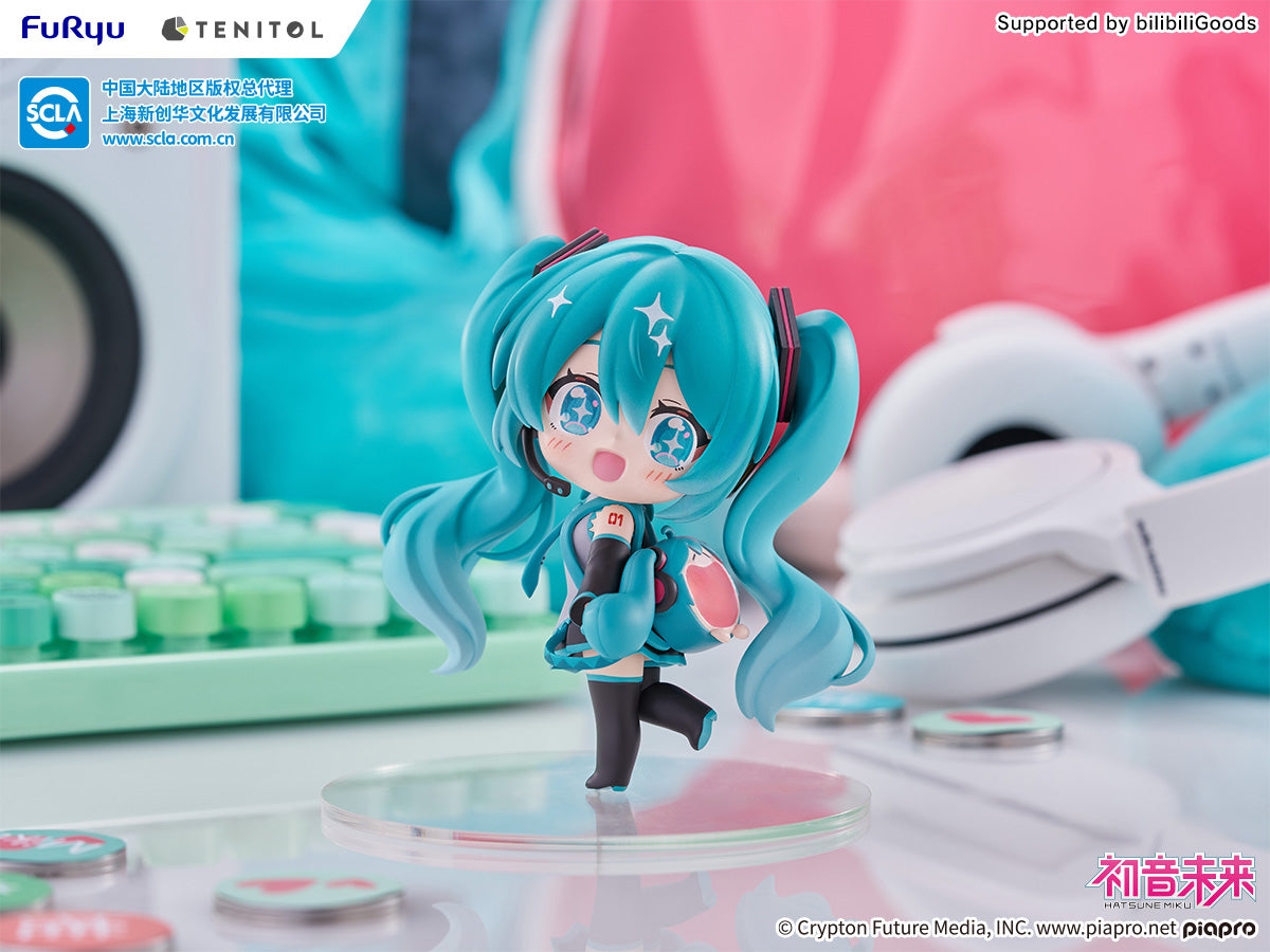 (Pre-Order) Hatsune Miku - Tenitol - Uwaa Series - Very Happy Ita Bag ver., Mini - Chibi Figure