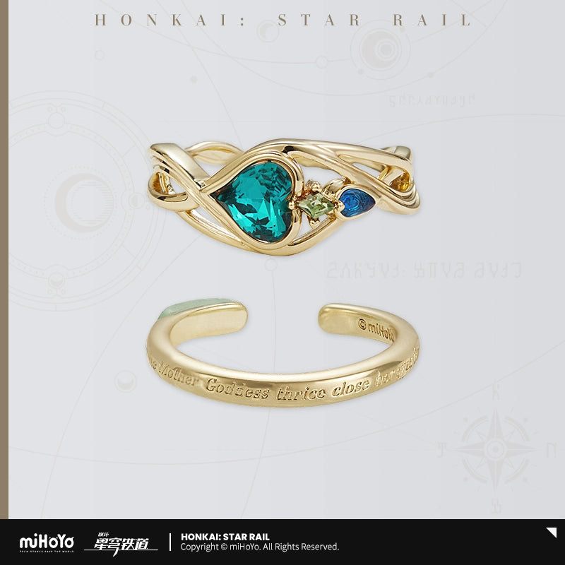 (Pre-Order) Honkai: Star Rail - Aventurine Theme - Ring Set