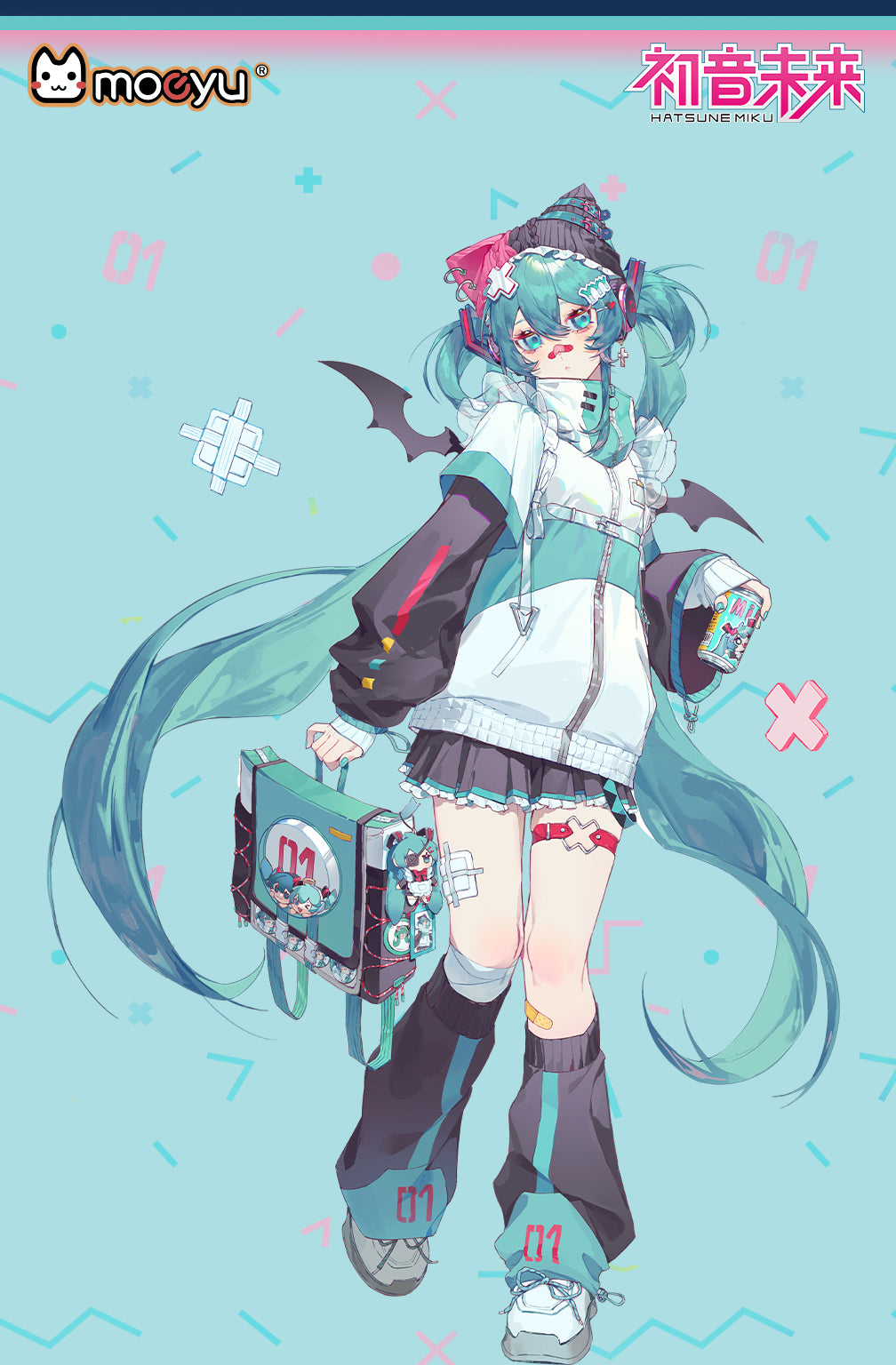 (Pre-Order) Hatsune Miku - Windbreaker Jacket with Leg Warmers