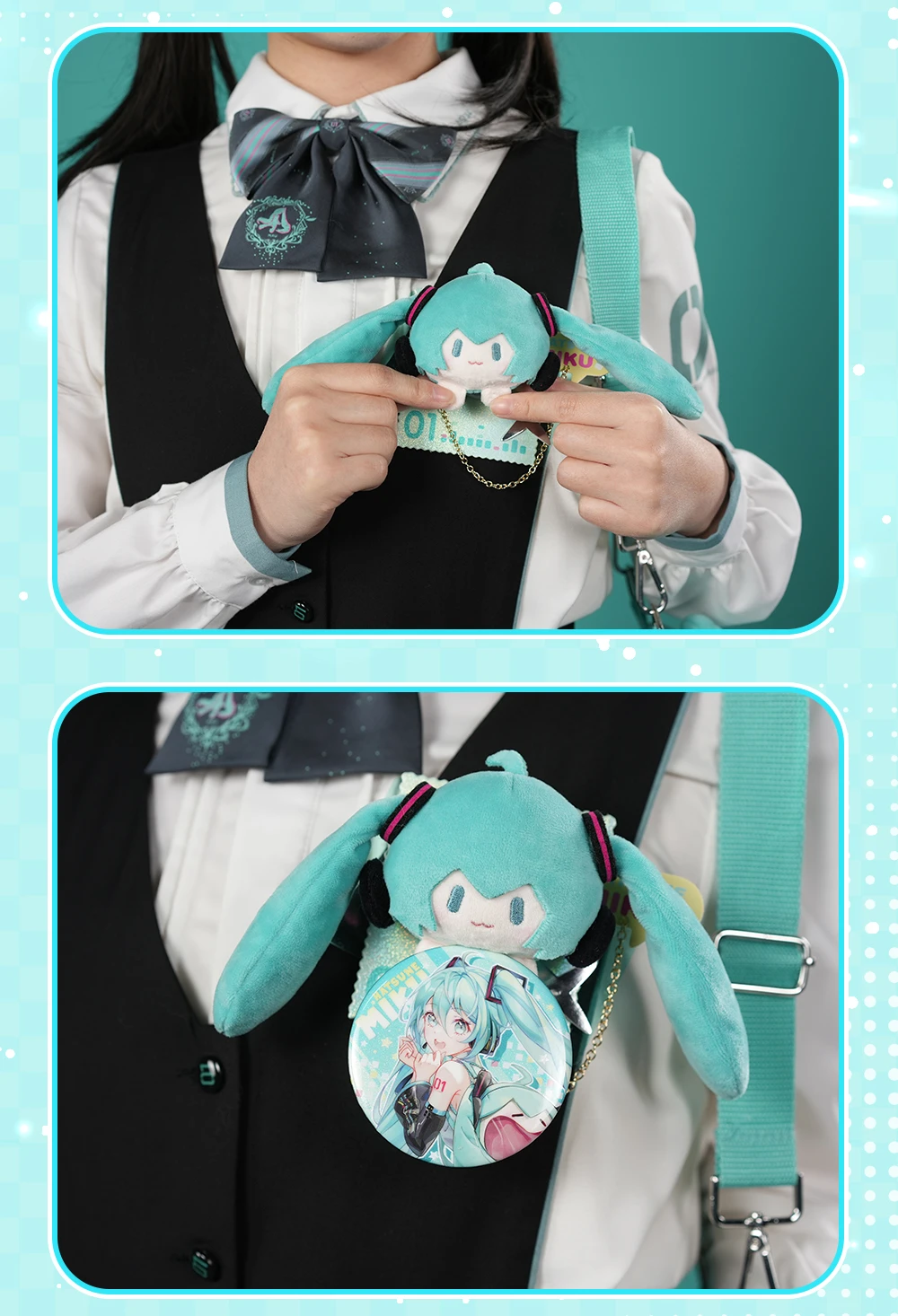 (Pre-Order) Hatsune Miku - Patch Series - Plush Brooch