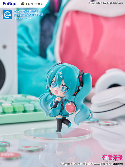 (Pre-Order) Hatsune Miku - Tenitol - Uwaa Series - Very Happy Ita Bag ver., Mini - Chibi Figure