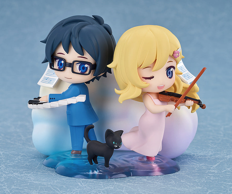 (Pre-Order) Your Lie in April - Qset+ Kaori Miyazono & Kosei Arima - Chibi Figure