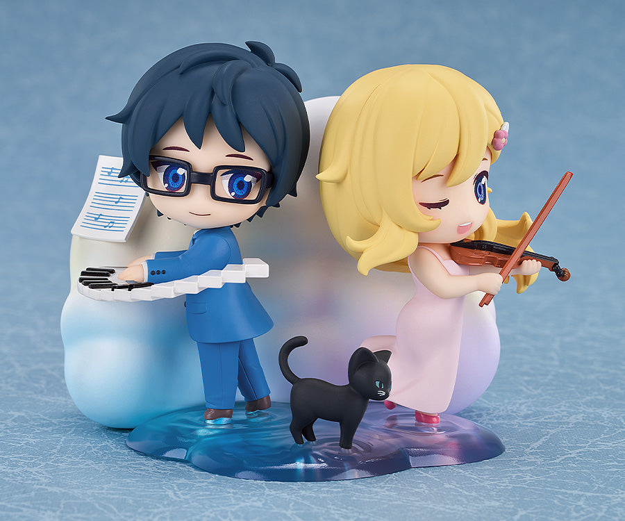 (Pre-Order) Your Lie in April - Qset+ Kaori Miyazono & Kosei Arima - Chibi Figure