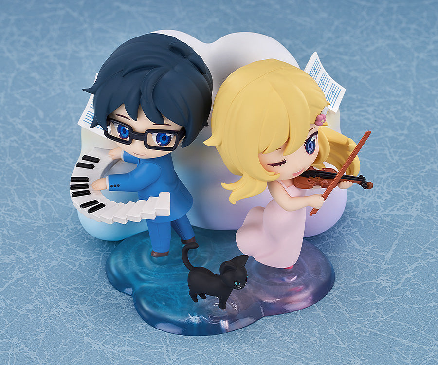 (Pre-Order) Your Lie in April - Qset+ Kaori Miyazono & Kosei Arima - Chibi Figure