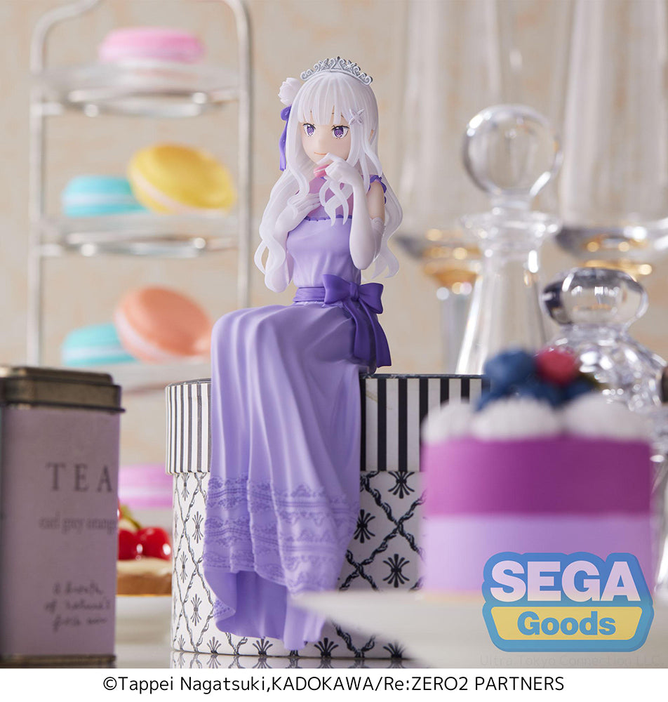 Re:ZERO -Starting Life in Another World-: Lost in Memories PM Perching Prize Figure "Emilia -Dressed-Up Party-"