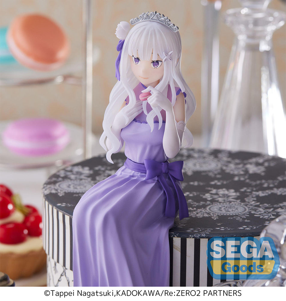 Re:ZERO -Starting Life in Another World-: Lost in Memories PM Perching Prize Figure "Emilia -Dressed-Up Party-"