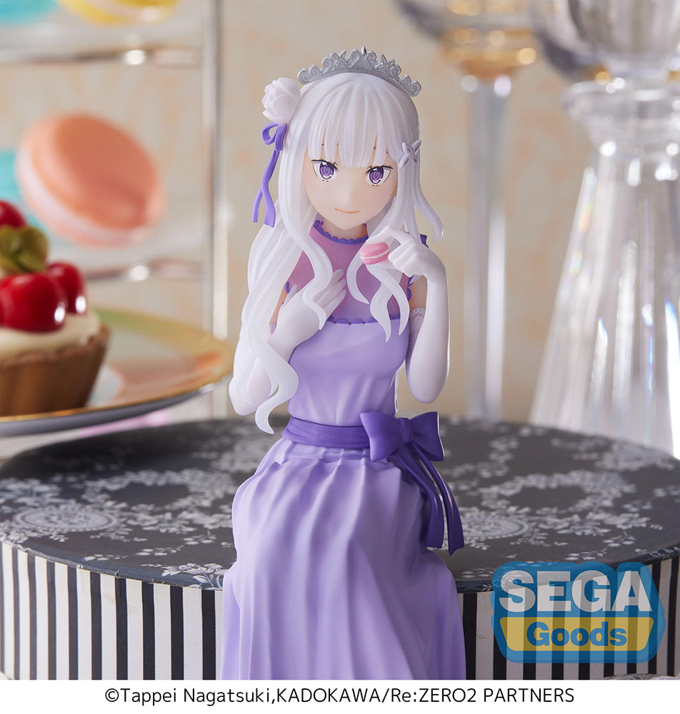 Re:ZERO -Starting Life in Another World-: Lost in Memories PM Perching Prize Figure "Emilia -Dressed-Up Party-"