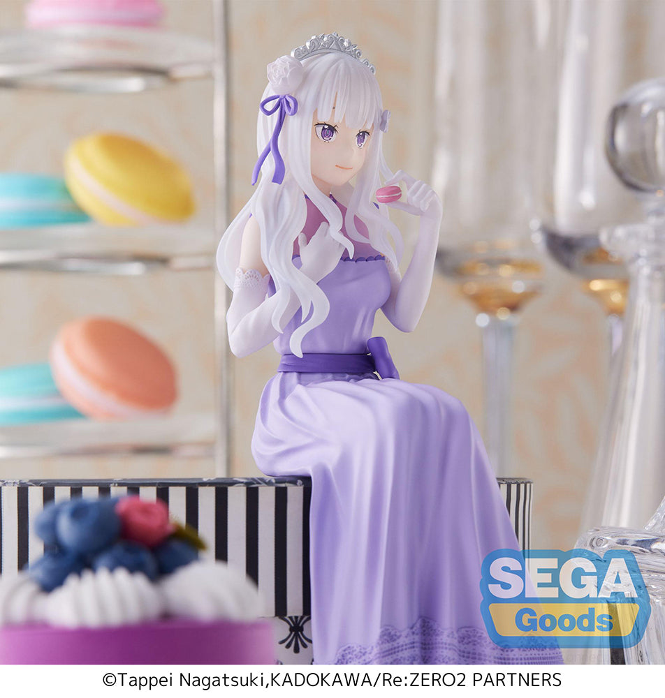 Re:ZERO -Starting Life in Another World-: Lost in Memories PM Perching Prize Figure "Emilia -Dressed-Up Party-"