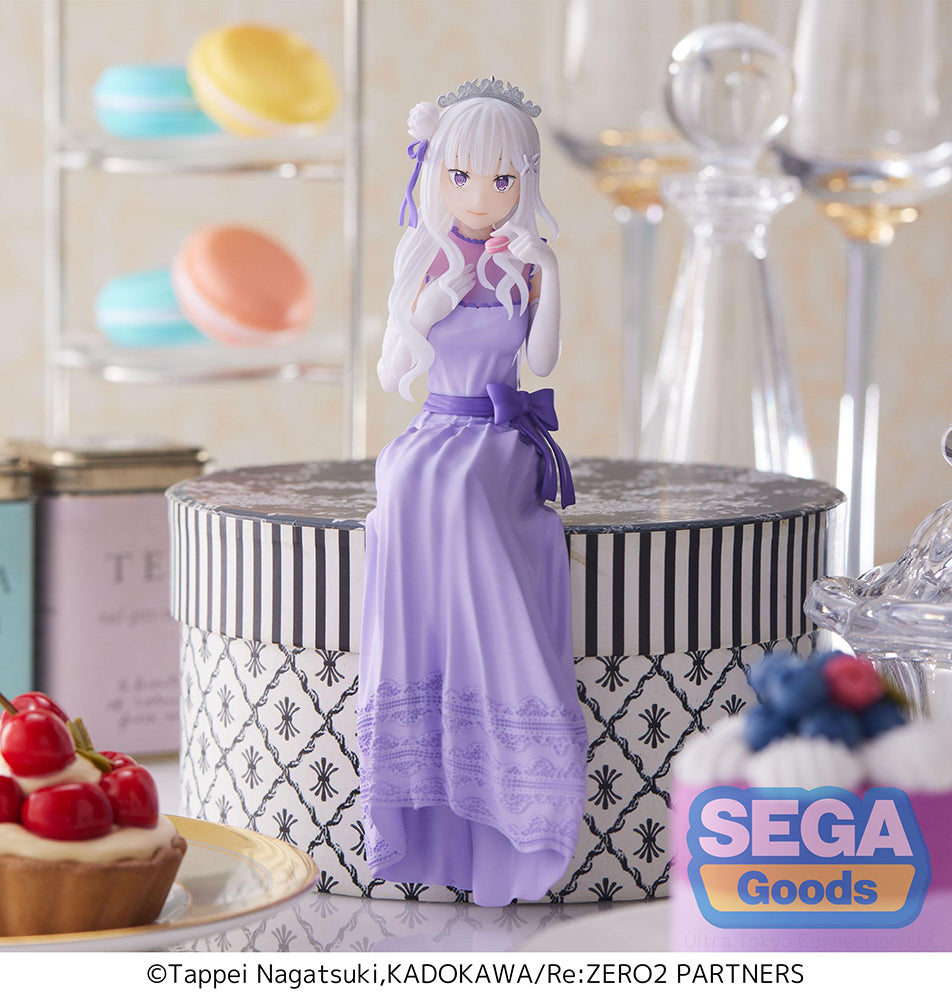 Re:ZERO -Starting Life in Another World-: Lost in Memories PM Perching Prize Figure "Emilia -Dressed-Up Party-"