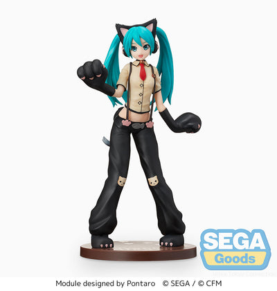 (Pre-Order) Hatsune Miku: Project DIVA Arcade Future Tone SPM Figure "Hatsune Miku - Kitty Cat" - Prize Figure