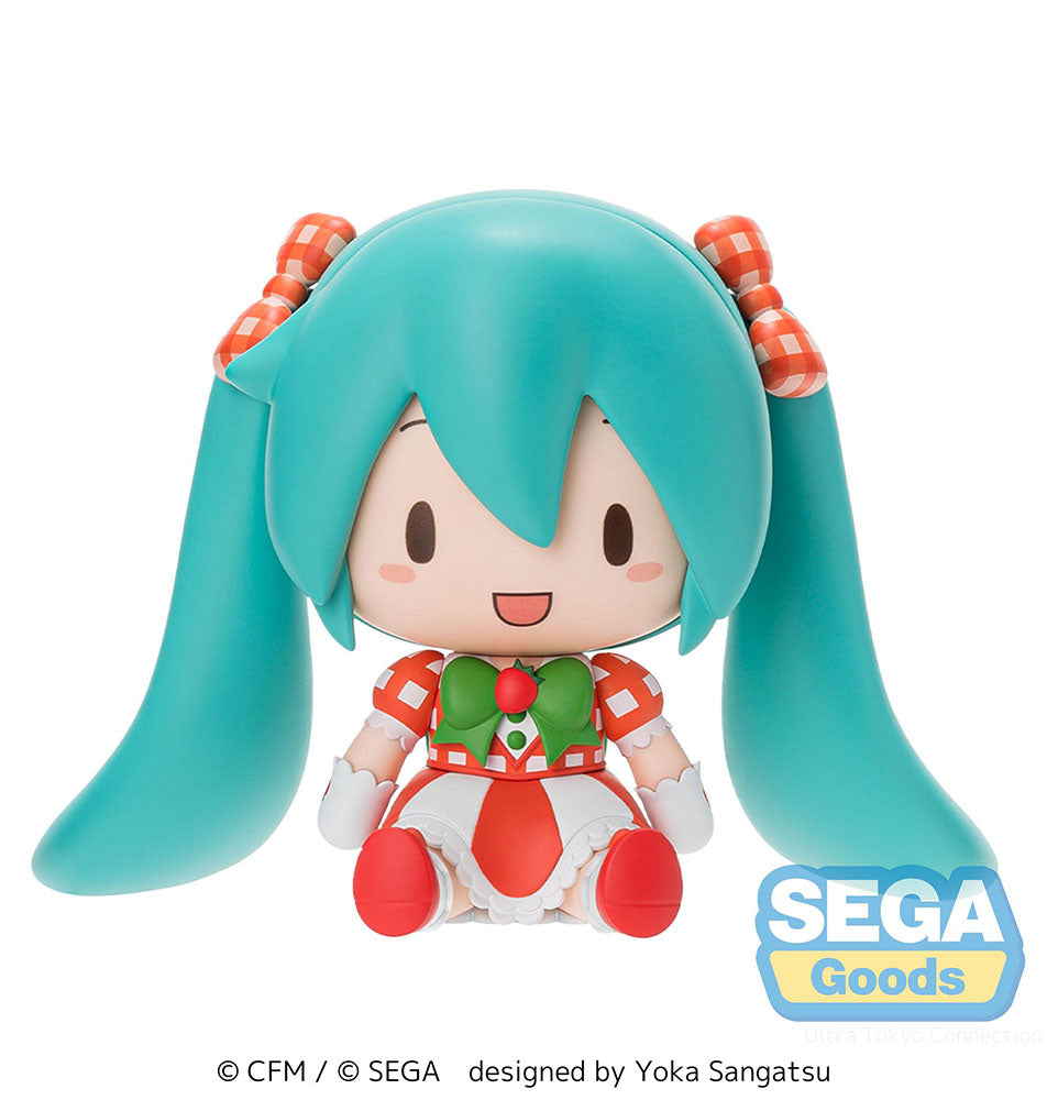 (Pre-Order) Hatsune Miku x Love and Berry Dress Up and Dance!" Chibi Figure "Lovely Strawberry" fuwa petit