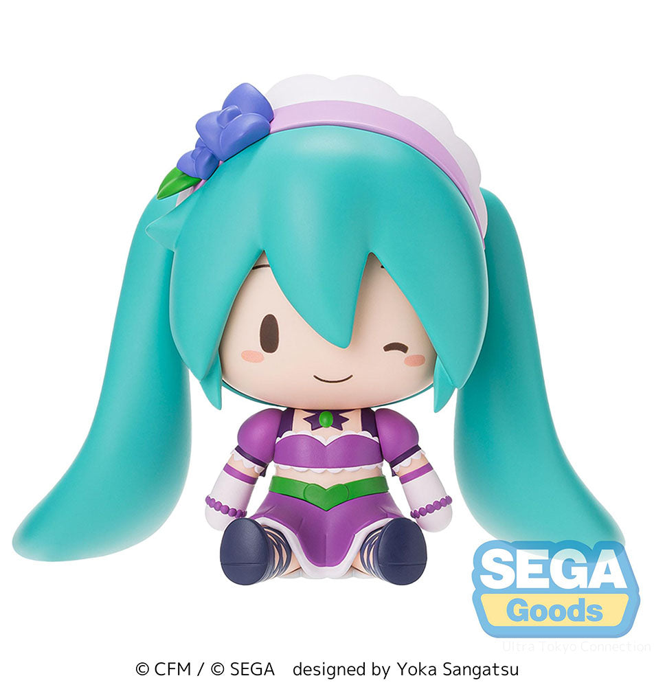 (Pre-Order) Hatsune Miku x Love and Berry Dress Up and Dance!" Chibi Figure "Sparkly Purple" fuwa petit